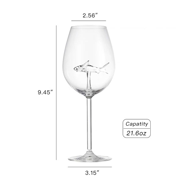 Бокал на высокой ножке «Акула» (4)