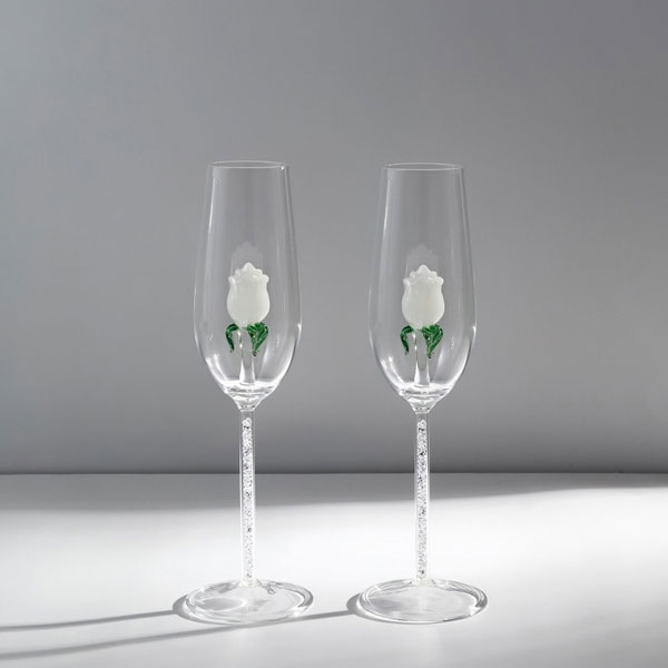 Бокал на ножке «Роза» (2)