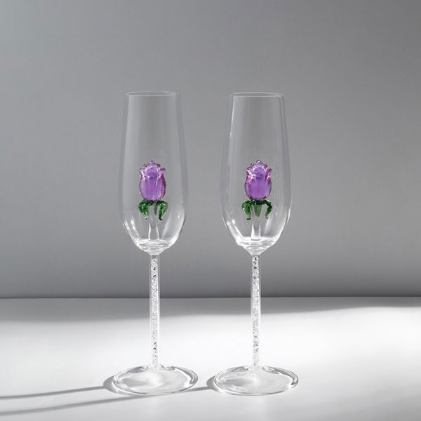 Бокал на ножке «Роза» (3)