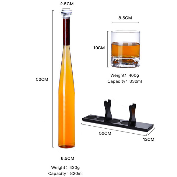 Бутылка в форме бейсбольной биты (1)