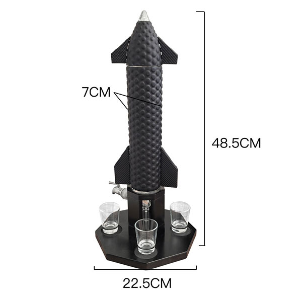 Заказные аксессуары для напитков в виде звездной стрелы (4)