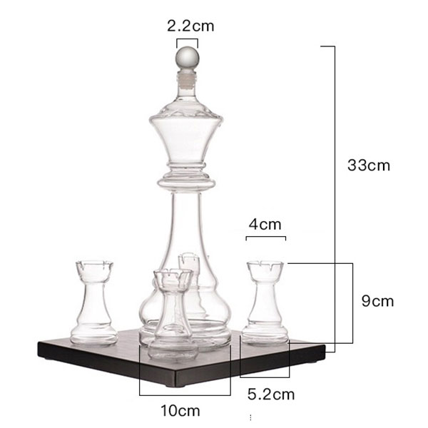 Заказные аксессуары для напитков в виде шахматной доски (8)
