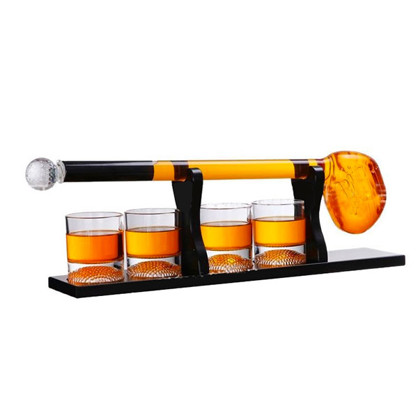 Комплект декантер для виски в форме клюшки для гольфа (8)