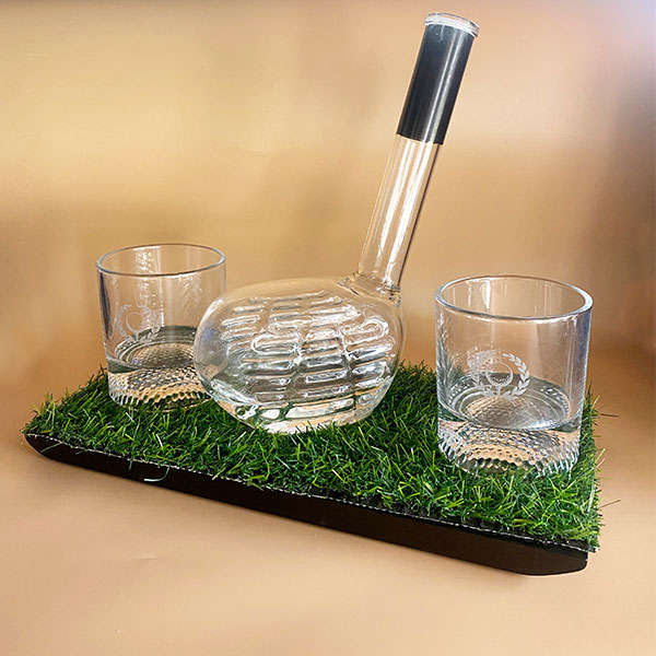 Небольшой комплект декантер для виски в форме клюшки для гольфа (9)